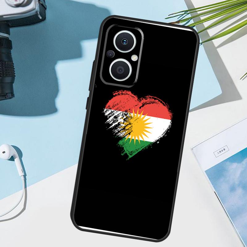 Kurdistan Flag Cover For OPPO Reno 8 7 Lite 10 11 12 13 14 Pro 11F 12F 13F 14F OPPO Find X8 X5 X9 Pro Case
