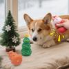 Pet Squeaky Chew Toys Santa Tree Elk Design Durable Latex Rubber Teething Toy for Dogs And Cats Teeth Grinding Fun Supplies