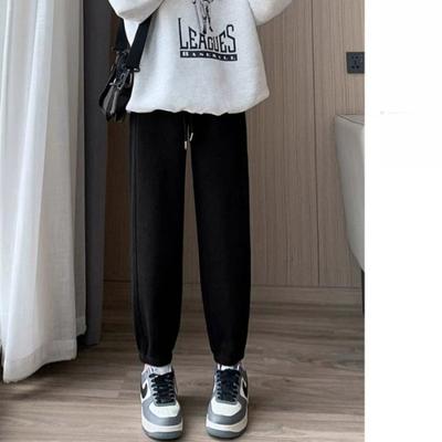 Maternity Pants, Sports Trousers, Fleece and Thicker, Small People Wear Outside In Autumn and Winter