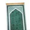 Classic Islamic Praying Mat Polyester Embroidered Wedding Decor Rectangular Velvet Prayer Rug for