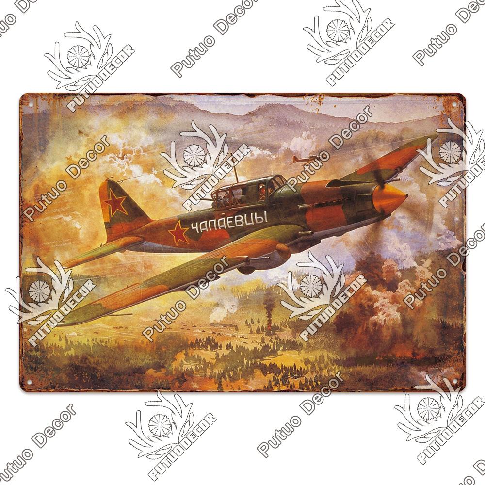 Dekor Das Flugzeug Vintage Blechschild Metallschild Dekorative Plakette Wanddeko Man Cave Raum Zuhause Club Schild