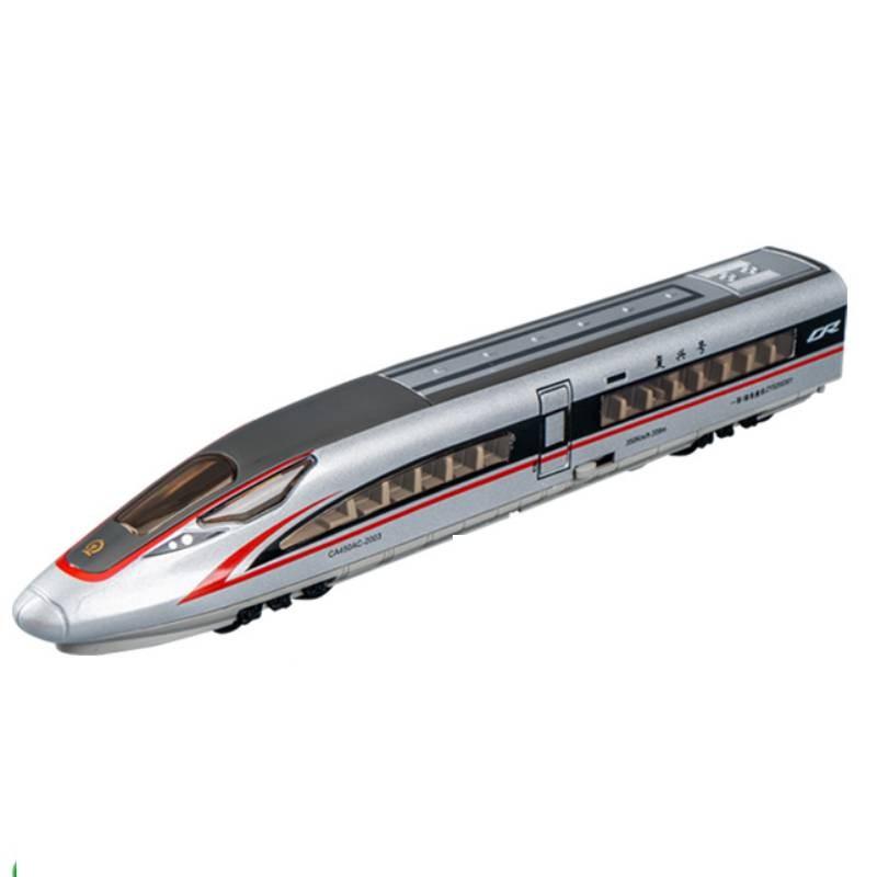 Alloy Highspeed Train Model With Flashing Lights And Sound For Kids Play