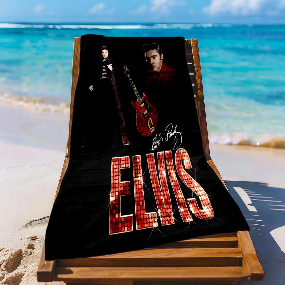 Elvis Beach Towel Quickdry Soft Microfiber Comfortable Lightweight