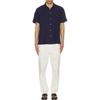 Polo Ralph Lauren Solid Color Single-Breasted Short Sleeve Shirt Men Shirts Navy-Blue 710962261-003