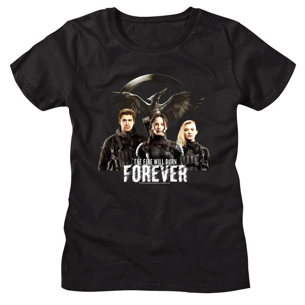 Hunger Games Katniss Gale & Glimmer Forever Women s T Shirt XXXXL