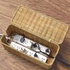 Rattan Cord Management Box Flexible Storage for Electronics Ventilated Designs