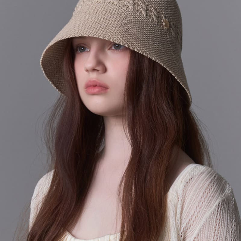 WHITE SANDS Summer Knit Bucket Hat Malkanet (4 Colors)