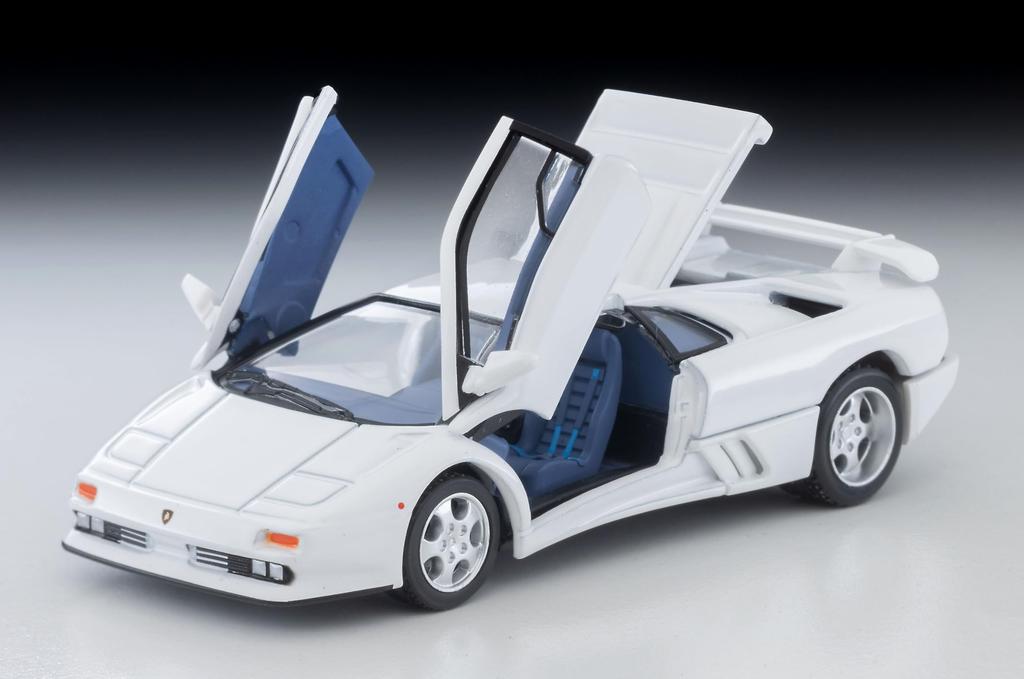TOMYTEC Tomica Limited Vintage Neo Lamborghini Diablo SE30 Jota White 335566 LV-N 1/64 Scale Diecast Model Car Collectible
