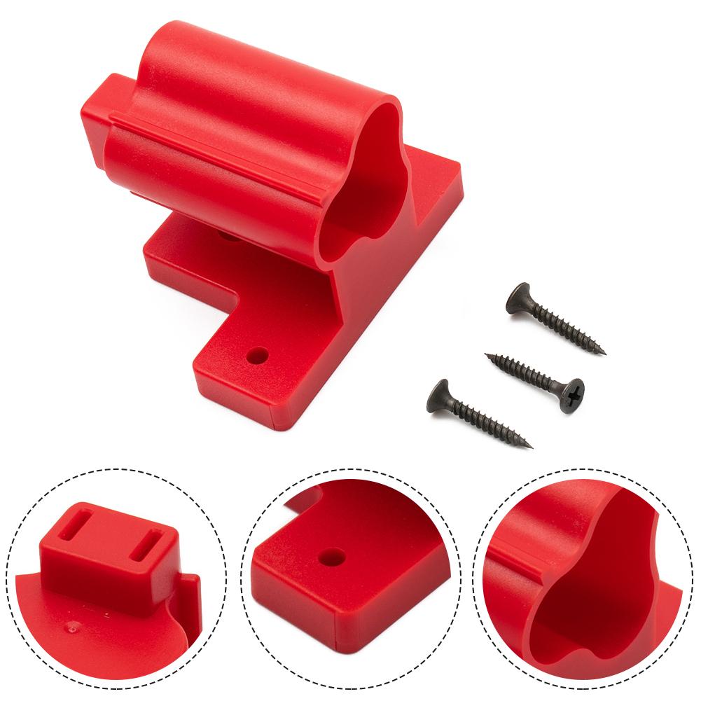 Hot Sale Workbench Tool Holder Mount Tool Practical Red Replacement Part Tool 1 Bracket + 3 Screws Accessories