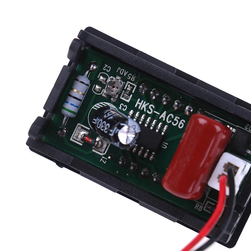 AC 70-500V Digital Voltmeter LED Display 2 Wire Volt Voltage Test Meter