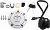 Tank cap set for Honda – silver