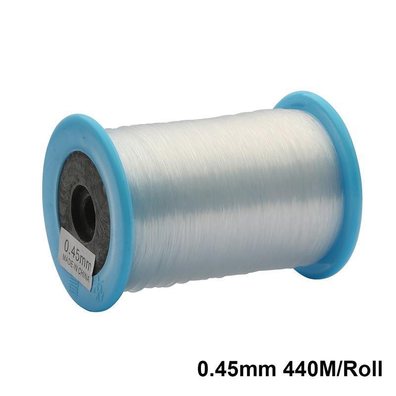 

Прозрачная кристальная неэластичная леска для самостоятельного изготовления бисерных украшений Transparent White