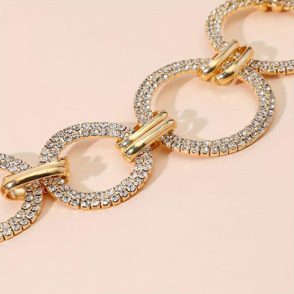 Ladies' Fashionable Circular Waist Chain, Simple Chain Waist Belt, Versatile Dress Waist Cinching Decoration, Personalized Trendy Accessories.