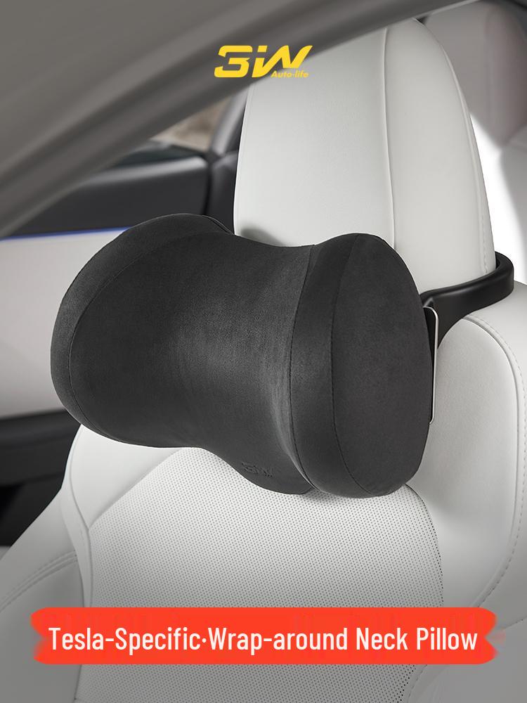 3W Adjustable Memory Foam Neck Pillow for Tesla Model Y & 3 Refreshed Version