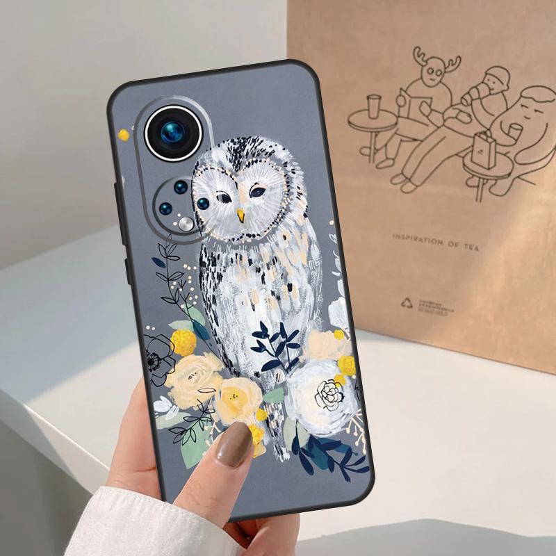 Süße Eule Cartoon Für Honor Magic 7 Lite 5 6 8 Pro Hülle Für Honor 400 200 90 70 50 X8c X8b X9a X9b X9c X9d Win