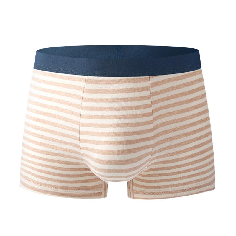 Men's Cotton Underwear Comfortable and Breathable Large Size Men's Four Cornered Underwear