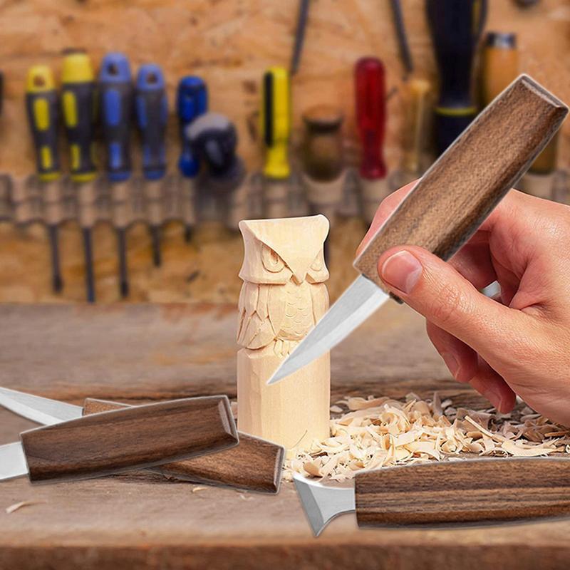 

Набор для резьбы по дереву Набор из 8 инструментов для резьбы по ложкам Многоцелевые инструменты-стамески Портативный набор ручных инструментов для резьбы по дереву и мылу CHINA