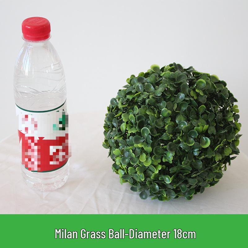 Artificial Greenery & Grass Ball Ceiling Decoration for Visual Merchandising and Store Windows