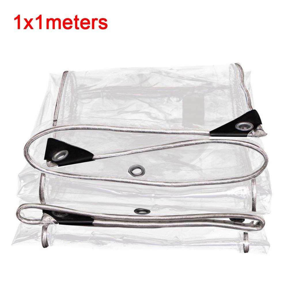 Transparent PVC Transparent Raincover Thickened Material Rainproof Cloth  Pergola Canopy