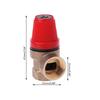 Brass Safety Valve Drain Relief Swithch For Solar Water Heater Double Inner Wire Dropship