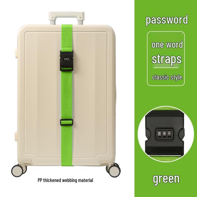 Luggage Strap with Combination Lock - Secure Tie-Down for Suitcases