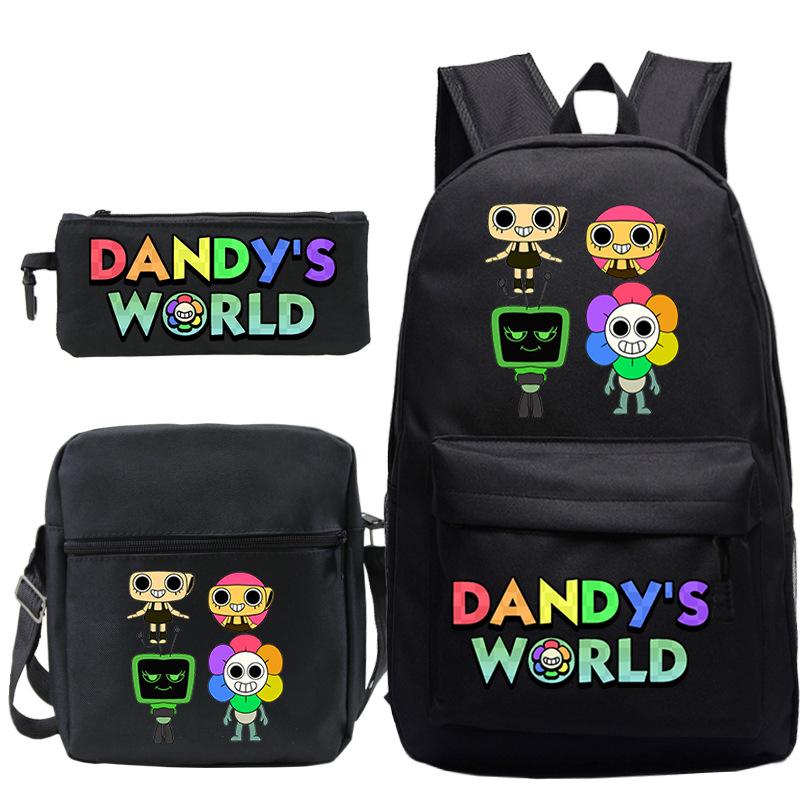 

Модный детский пенал-мессенджер из трех предметов от Dandy s world, школьный ранец для начальной и средней школы No Specifications
