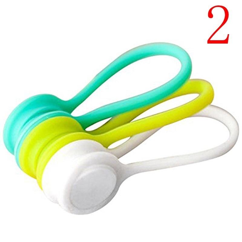 3 Pcs Multifunction Magnetic Earphone Cord Winder Cable Holder Organizer Clips