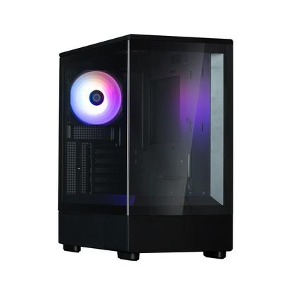 Počítačová skříň ZALMAN P10 Black, bezsloupková konstrukce, mini tower, černá, CS8958, Micro-ATX