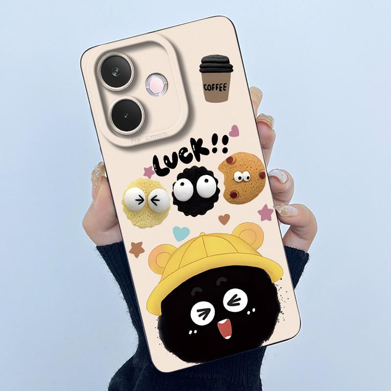 For Oppo A5 Pro 5G Phone Case Cute Panda Back Cover For Oppo A 5 Pro 2025 Full Protection Soft Liquid Silicone Anti Drop Housing