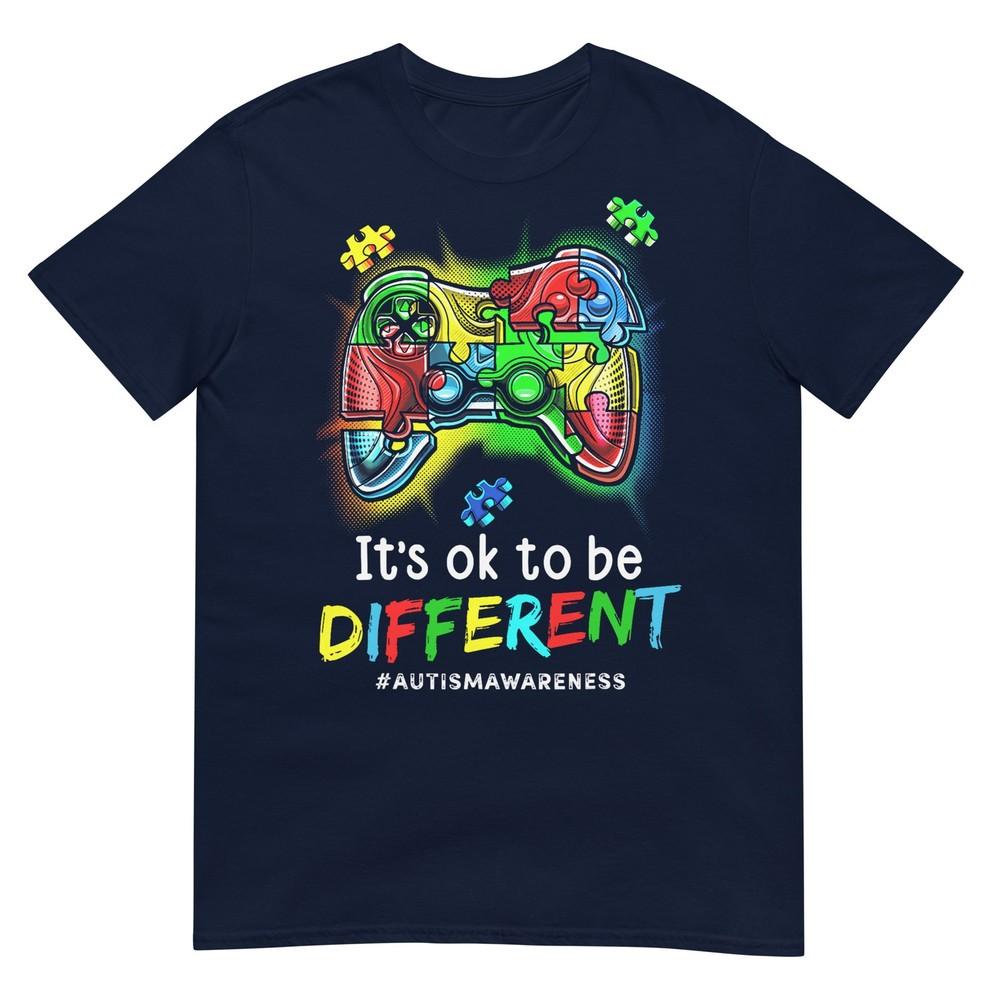 Autism Awareness Unisex Kids Boys Autism Video Game Month Tshirt S