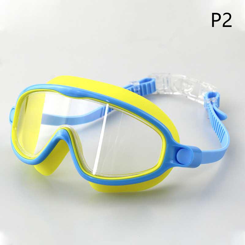 Child Kids Swimming Goggles Waterproof Anti-Fog Hd Girl Boy Large Frame Transparent Swimming Glasses Swimming Accessories