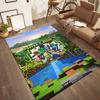 Minecraft 496 Floor Rug Office Rug Design for Decorate room Balcony Foyer Living Rooms Antislip Carpet Anime Office Decor Best for Christmas