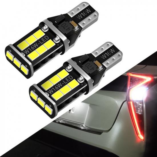 AUXITO 921 912 LED Backup Reverse Light Bulb 2400LM 6000K Super Bright T15 2X