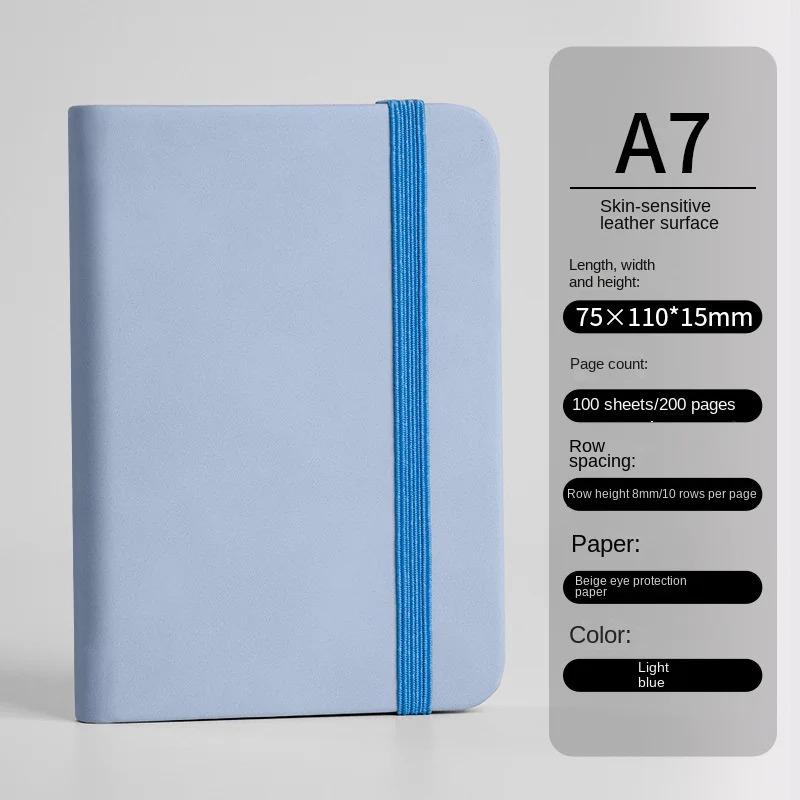 

Мини-книжка A7 Маленький блокнот Портативный Портативный блокнот Маленький карманный Кожа с эффектом кожи Водонепроницаемые Заметки школьные принадлежности