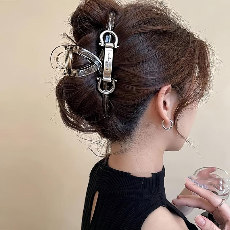 

Зажим-акула Универсальный зажим для волос в виде буквы для женщин, девушек, простые заколки, головные уборы, темпераментные аксессуары для волос, подарки