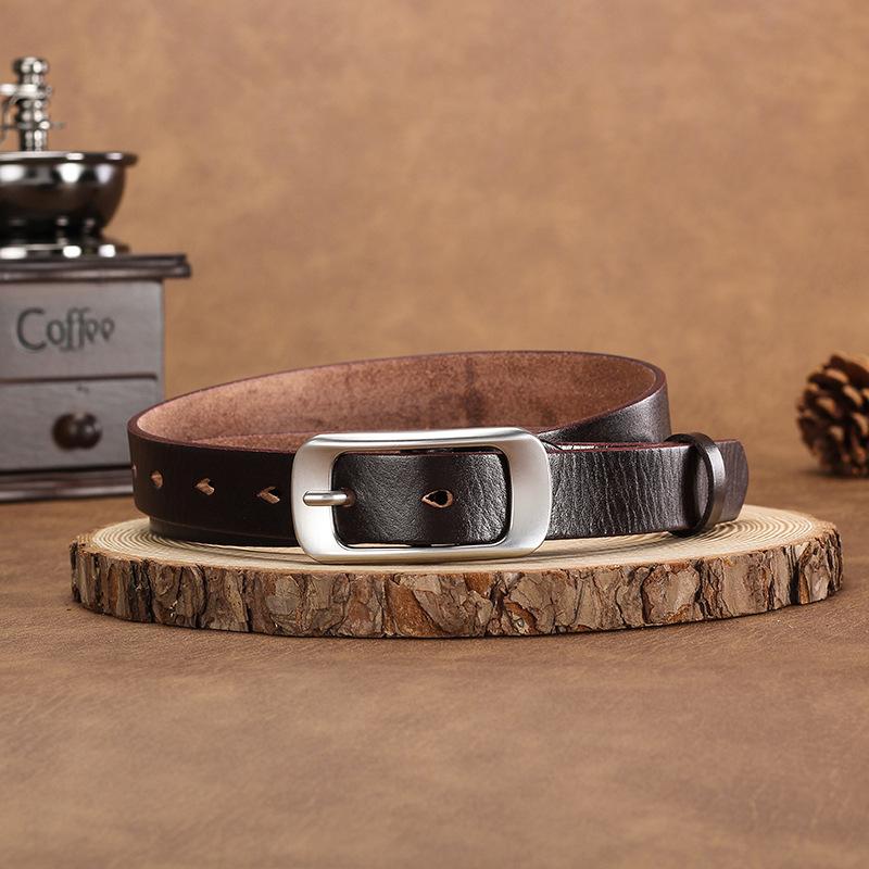 

Японский ремень с пряжкой, Ретро минималистичный стиль, Первый слой коровьей кожи, Натуральная кожа, Серебряная пряжка-штифт, Чисто ручная работа, Мятый ремень 115cm
