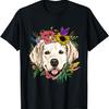 Golden Retriever Tee Shirt Dog Face Golden Retriever Lover T-Shirt