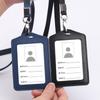 Card Holder Office Business Credit Card Holder With Neck Lanyard Badge Card Case Name ID Card Cover