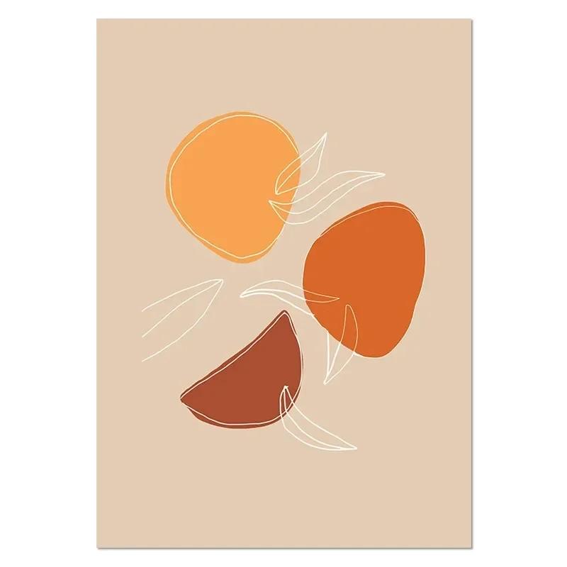 Bohemian Fashion Abstract Girl Art Canvas Painting Nordic Posters and Prints Wall Art Pictures for Living Room Home Decoration