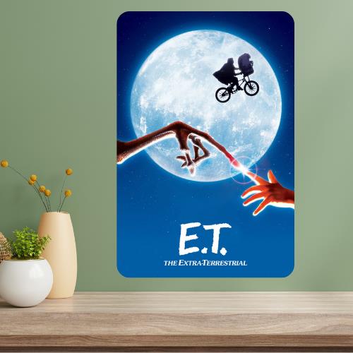

ET the Extra Terrestrial Classic Movie Metal Poster Sign 20x30cm（7.8x11.8inch）