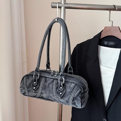 Summer New Niche Design High-end Fashion Bag Portable Shoulder Oblique Span Locomotive Women's Bag