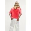 H M Oversized FiT T sHirT Red