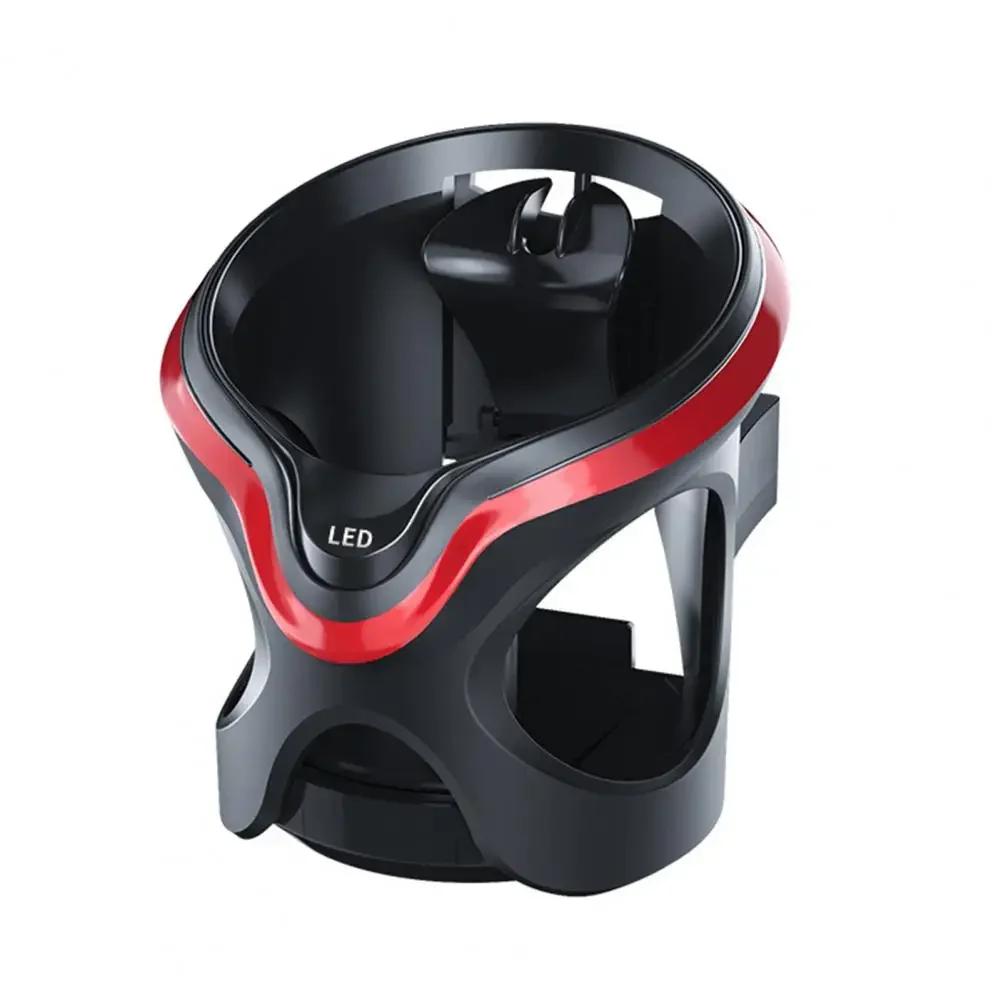 Universal Car Cup Holder with LED Light Anti-Shake Easy To Install Automotive Air Vent Cup Bottle Holder