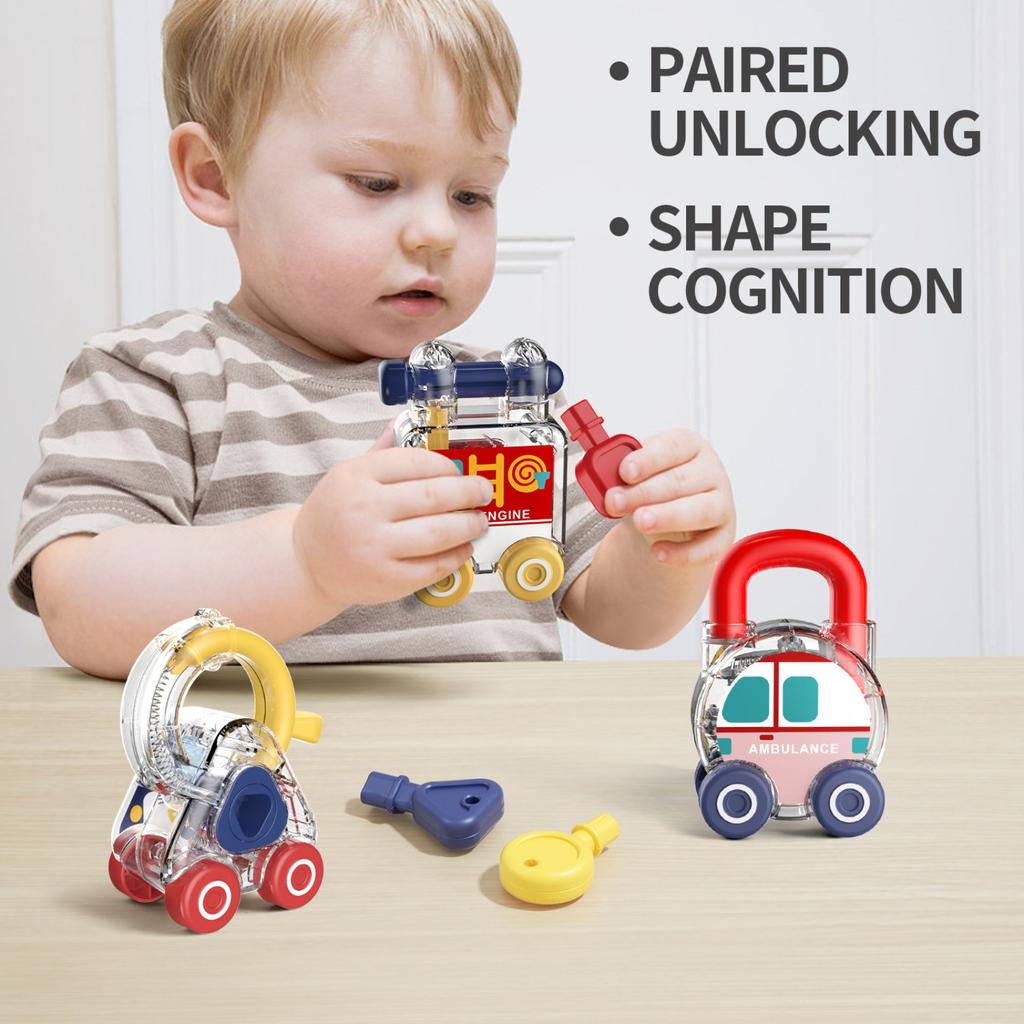Lock And Key Toy Shape Matching Unlock Learning Toy For Kids