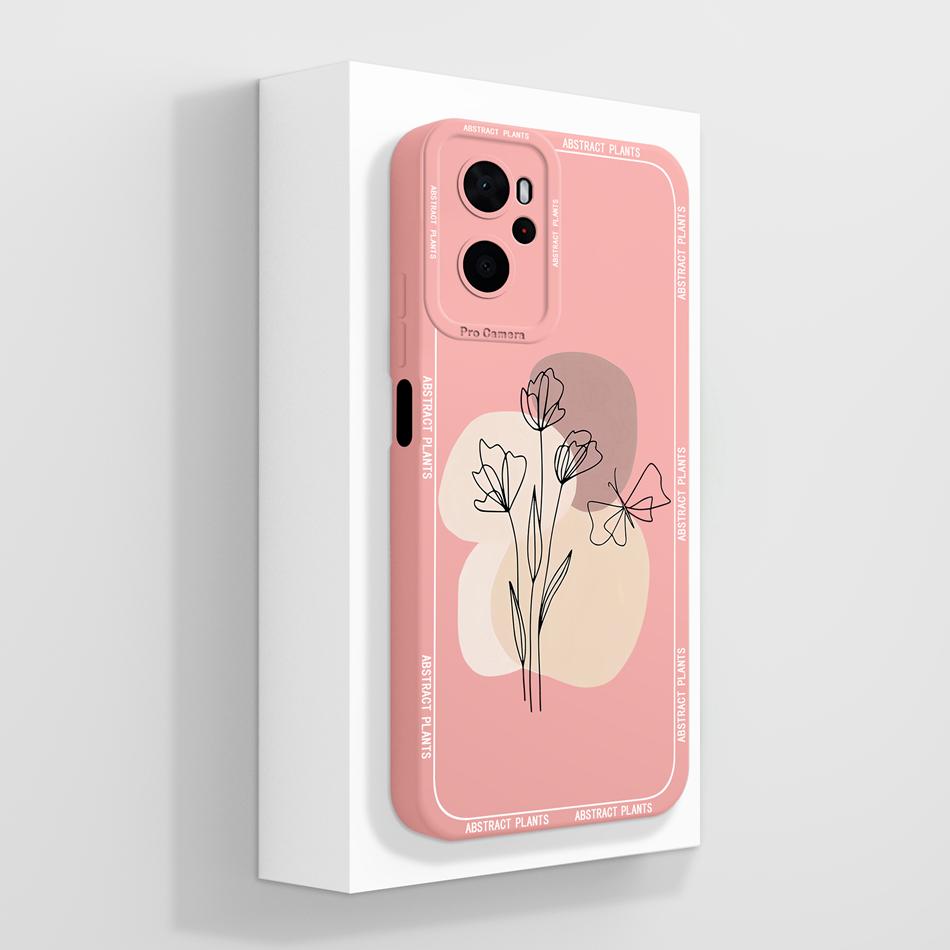 For Oppo Realme 9i Phone Case Aesthetic Style Back Cover For Realme9i 4G 5G Soft Liquid Silicone Full Protection Bumper Funda