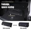 NEW Car Trunk Organizer Organizers And Storage Faux Leather Foldable Trunk Multi-Compartment Adjustable Auto Grocery Storage Box