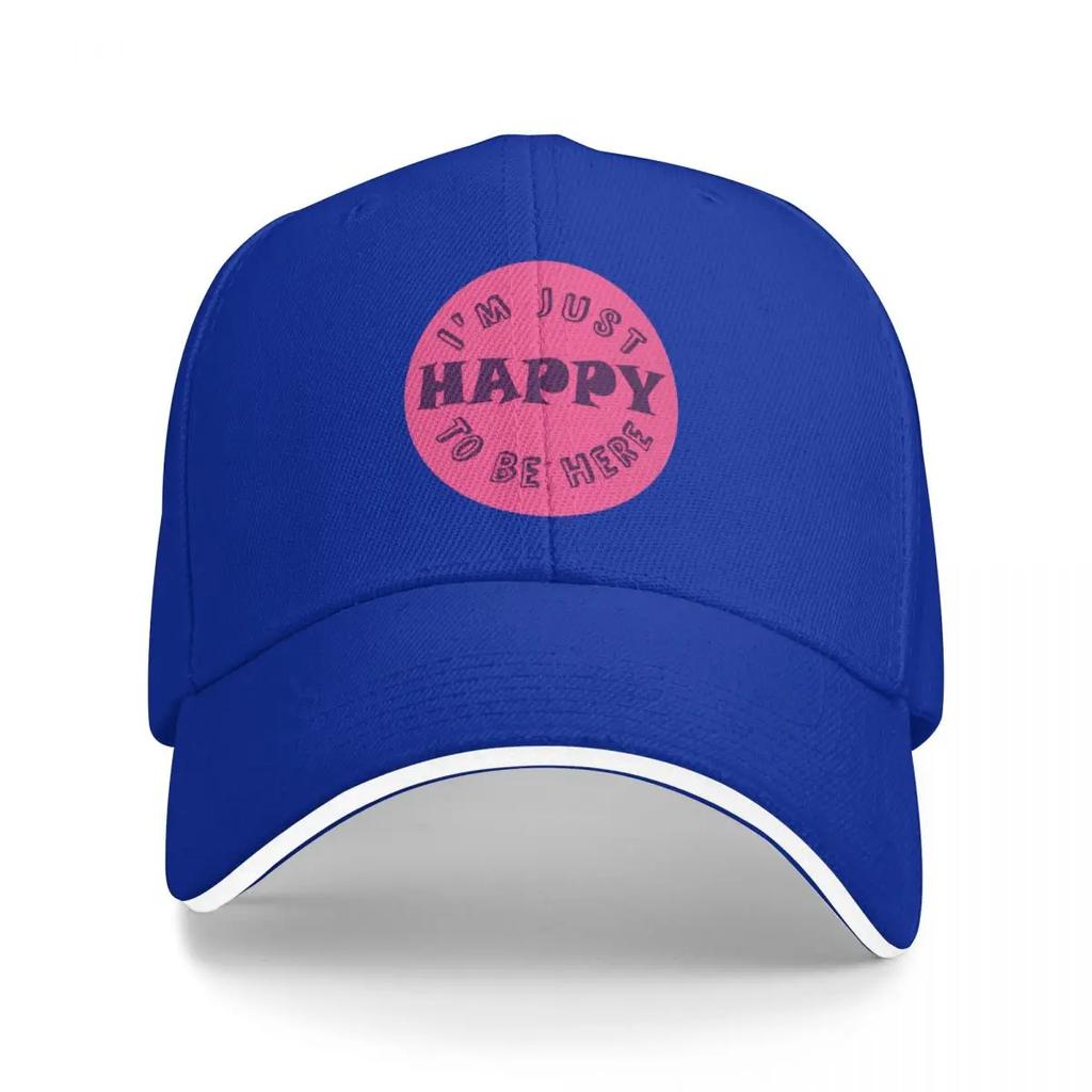 Im Just Happy To Be Here Baseball Cap Horse Hat Military Tactical  Boy Child Womens
