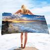 Beach Ocean Microfiber Beach Towels Quick Drying Towel,Retro Tropical Summer Absorbent Sand Free Sandless Swim Pool Beach Towel
