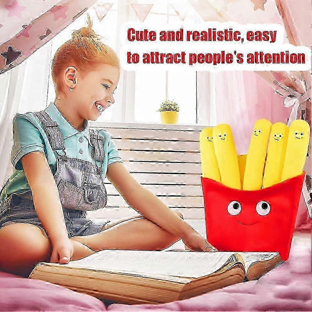 Fries Plush Doll, Fries Plush Pillow, Christmas Gift for Kids, Photography Props Home Decoration