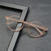 New Fashion Ultralight  Soft And Comfortable Round Glasses For Women Retro Anti Blue Light Radiation Protection Glasses